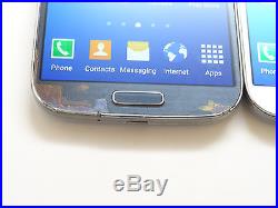 Lot of 3 Samsung Galaxy S4 SCH-i545L Unknown Carrier Smartphones As-Is
