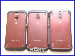 Lot of 3 Samsung Galaxy S5 Active SM-G870A 16GB AT&T Smartphones AS-IS GSM