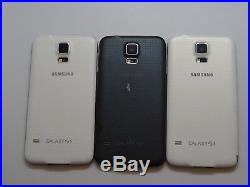 Lot of 3 Samsung Galaxy S5 T-Mobile SM-G900T 16GB Smartphones AS-IS GSM #