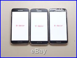 Lot of 3 Samsung Galaxy S5 T-Mobile SM-G900T 16GB Smartphones AS-IS GSM