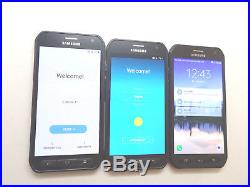 Lot of 3 Samsung Galaxy S6 Active SM-G890A 32GB AT&T Smartphones AS-IS GSM ^