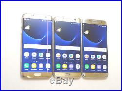Lot of 3 Samsung Galaxy S7 Edge SM-G935T T-Mobile Smartphones AS-IS GSM
