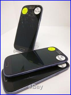 Lot of (3) Samsung Galaxy S III Pebble Blue (Verizon) Clean ESN (BC) (E12)