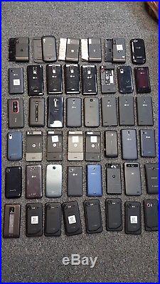 Lot of 46 smart Cell Phones for Parts/Repair or Gold/Metal Recovery AS IS