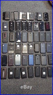 Lot of 46 smart Cell Phones for Parts/Repair or Gold/Metal Recovery AS IS