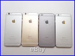 Lot of 4 Apple iPhone 6 A1549 AT&T 16GB Smartphones All Power On AS-IS GSM