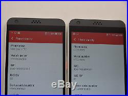 Lot of 4 HTC Desire 530 T-Mobile Smartphones All Power On Good LCD AS-IS GSM