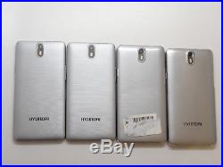 Lot of 4 Hyundai Mobile Titan LTE 16GB GSM Unlocked Smartphones AS-IS GSM