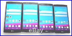 Lot of 4 LG G4 H811 T-Mobile Smartphones Power On Good LCD AS-IS GSM