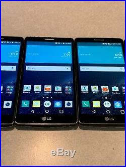 Lot of 4 LG G Vista 2 H740 AT&T Smartphones