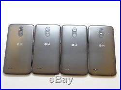 Lot of 4 LG Stylo 3 LS777 16GB Sprint Smartphones AS-IS CDMA