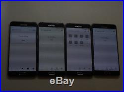 Lot of 4 Samsung Galaxy A7 (2016) 16GB GSM Unlocked Smartphones AS-IS GSM