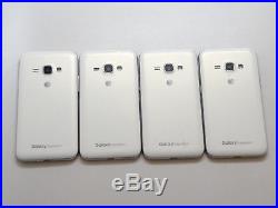 Lot of 4 Samsung Galaxy Express 3 8GB J120A AT&T Smartphones AS-IS GSM