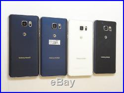 Lot of 4 Samsung Galaxy Note 5 SM-N920A AT&T Smartphones AS-IS GSM