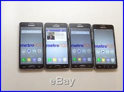 Lot of 4 Samsung Galaxy On5 SM-G550T1 MetroPCS Unlocked Smartphones AS-IS GSM #
