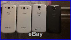 Lot of 4 Samsung Galaxy S3 and S4