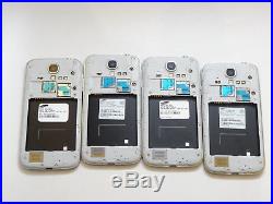 Lot of 4 Samsung Galaxy S4 SGH-M919 T-Mobile Smartphones AS-IS GSM