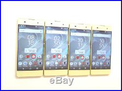 Lot of 4 Sony Xperia XA F3113 16GB Claro Smartphones AS-IS GSM
