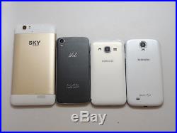 Lot of 4 Unlocked SmartphonesMixed Models AS-IS GSM