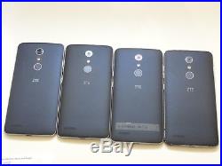 Lot of 4 ZTE ZMax Pro Z981 32GB Smartphones 3 T-Mobile AS-IS GSM Parts