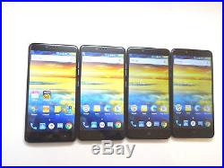 Lot of 4 ZTE ZMax Pro Z981 32GB T-Mobile Smartphones AS-IS GSM