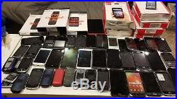 Lot of 52 Smart/phones/tablets Mixed Brands Mixed Network Providers AS-IS Parts
