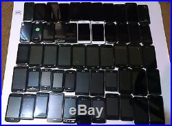 Lot of 54 used smart phones for parts/scrap or precious metals recovery
