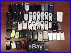 Lot of 55 Used Cell Phones Blackberry, Samsung, and Nokia FREE SHIPPING