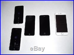 Lot of 5 Apple Iphone 6 5s 5c parts or repair