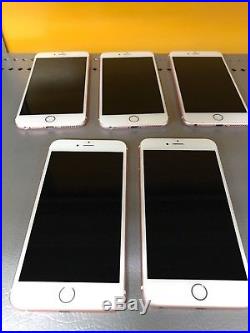 Lot of 5 Apple iPhone 6s PLUS 16GB 4G LTE Rose Gold A+ Read Description
