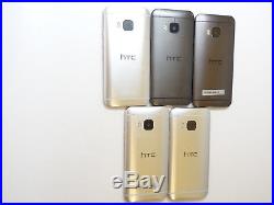 Lot of 5 HTC One M9 OPJA200 32GB Sprint Smartphones Good Charger Port AS-IS