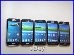 Lot of 5 Samsung Galaxy Avant SM-G386T 4 T-Mobile & 1 GSM Unlocked AS-IS GSM