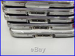 Lot of 5 Samsung Galaxy S5 Smartphones 1 AT&T & 4 T-Mobile All Power On AS-IS