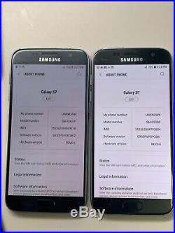 Lot of 5 Samsung Galaxy S7 SM-G930P Sprint Smartphones (Burn marks)