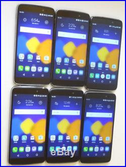Lot of 6 Alcatel OneTouch Idol 3 6045O 16GB Cricket Smartphones AS-IS GSM