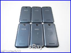 Lot of 6 Alcatel One Touch Fierce 7040N -Black (MetroPCS) QC5