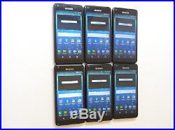 Lot of 6 Kyocera Hydro View C6742 Cricket Smartphones AS-IS GSM #