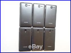 Lot of 6 Kyocera Hydro View C6742 Cricket Smartphones AS-IS GSM