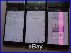 Lot of 6 Samsung Galaxy Note Edge SM-N915T T-Mobile Smartphones AS-IS GSM