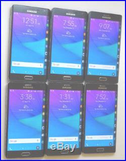 Lot of 6 Samsung Galaxy Note Edge SM-N915T T-Mobile Unlocked Smartphones AS-IS ^