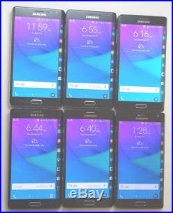 Lot of 6 Samsung Galaxy Note Edge SM-N915T T-Mobile Unlocked Smartphones AS-IS #