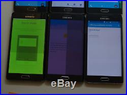 Lot of 6 Samsung Galaxy Note Edge Smartphones 5 T-Mobile Unlocked AS-IS GSM