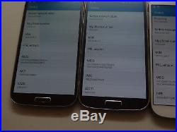Lot of 6 Samsung Galaxy S4 16GB U. S Cellular SCH-R970 Smartphones AS-IS CDMA