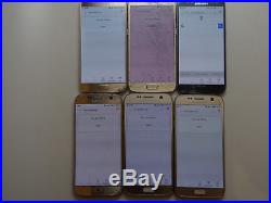 Lot of 6 Samsung Galaxy S7 SM-G930T T-Mobile Smartphones AS-IS GSM