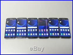 Lot of 6 Samsung Galaxy S7 edge SM-G935T 32GB Black Onyx T-Mobile Smartphone GSM