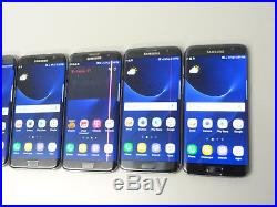 Lot of 6 Samsung Galaxy S7 edge SM-G935T 32GB Black Onyx T-Mobile Smartphone GSM