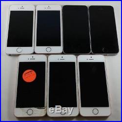 Lot of 7 Apple iPhone SE Devices Test Failure / Fallout for PARTS OR REPAIR