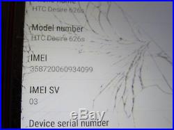 Lot of 7 HTC Desire 626s MetroPCS & T-mobile Smartphones AS-IS GSM