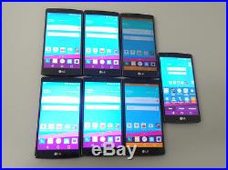 Lot of 7 LG G4 H810 32GB AT&T Smartphones AS-IS GSM