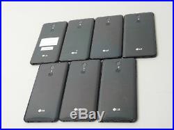 Lot of 7 LG Stylo 4 Q710MS 32GB Black MetroPCS Smartphones AS-IS GSM